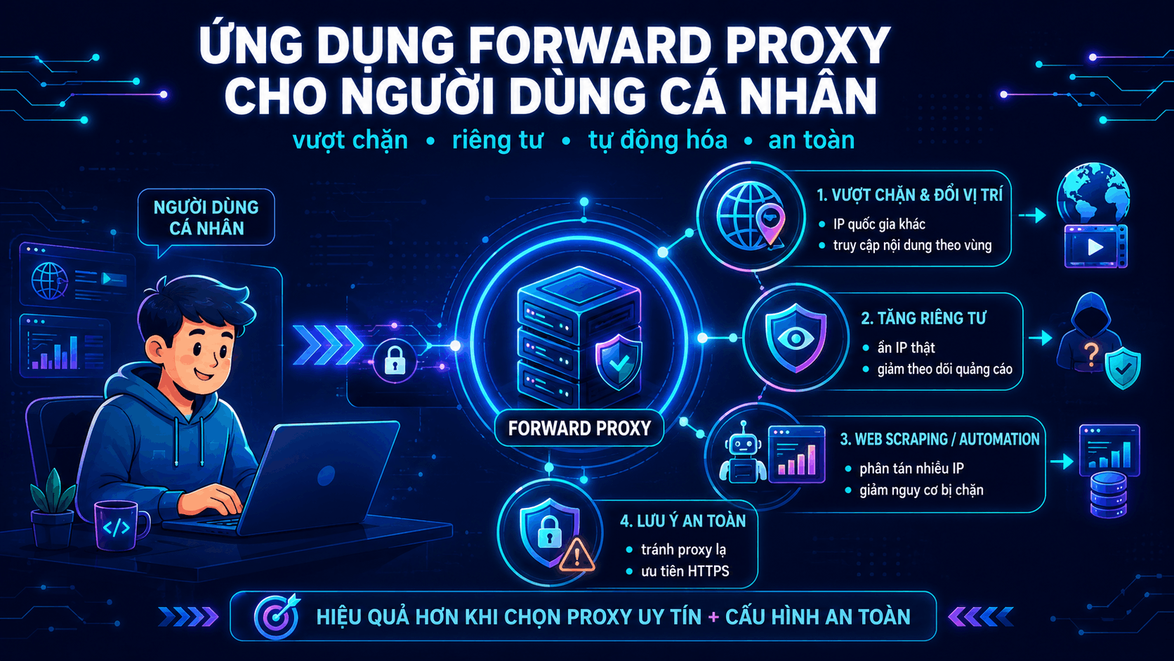 Ứng dụng forward proxy cho người d&ugrave;ng c&aacute; nh&acirc;n